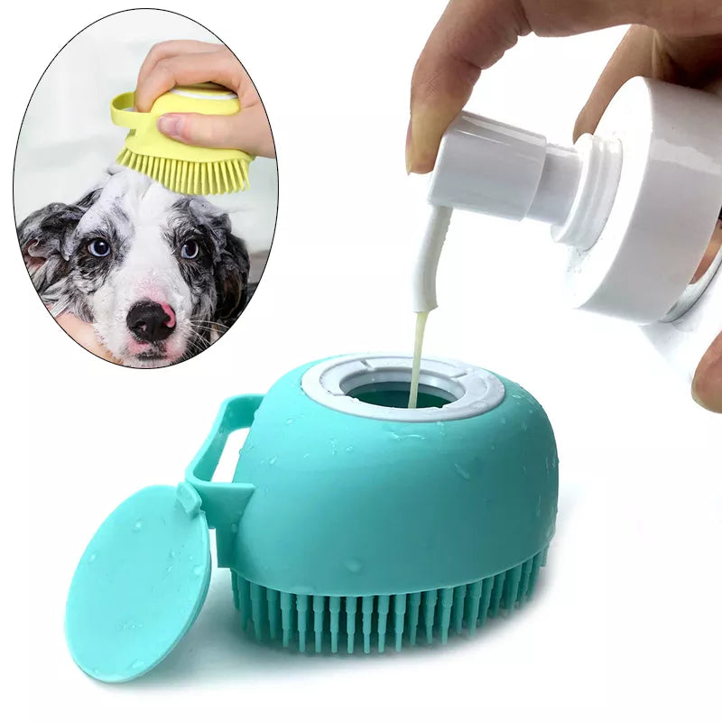 Bad- und Massagebürste für Hunde