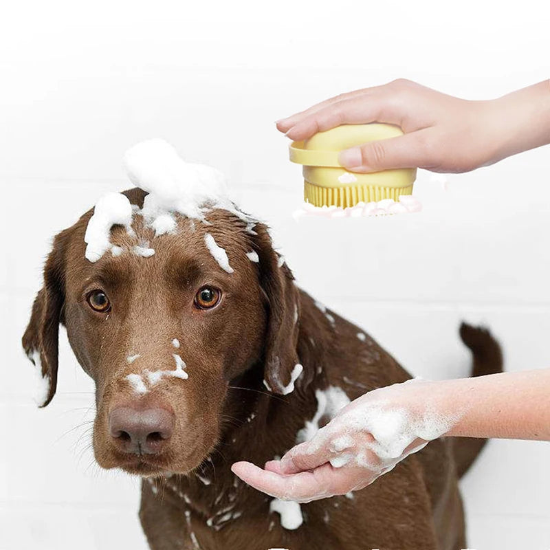 Bad- und Massagebürste für Hunde
